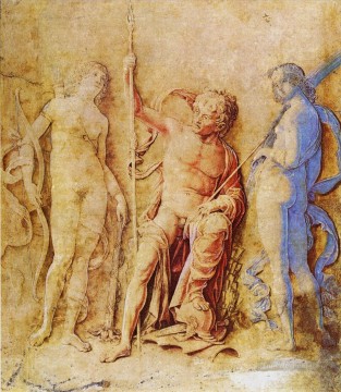 アンドレア・マンテーニャ Painting - 火星と金星 ルネサンスの画家 アンドレア・マンテーニャ
